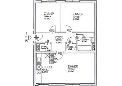 Wohnungsplan