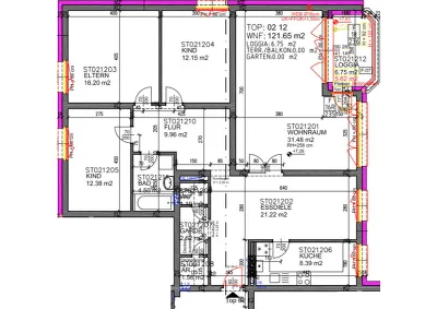 Wohnungsplan