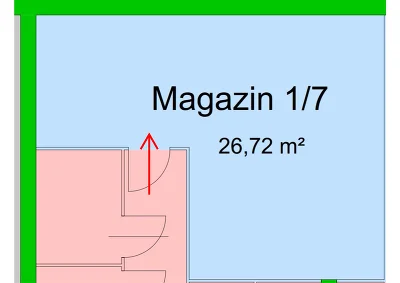 Magazin 1/7 - 26,72 m²