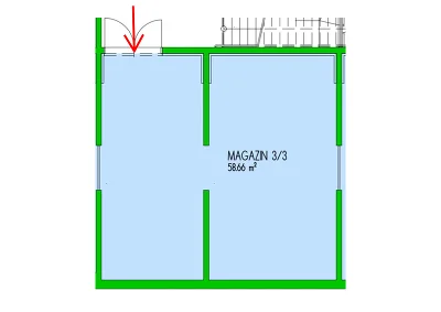 Magazin 3/3 - 58,66 m²
