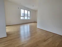 Blick aus Küche zum Wohnzimmerbereich Top 2