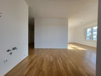 Blick aus Küchenbereich Richtung Wohnzimmer Top 13