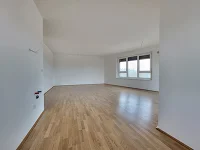 Blick vom Küchenbereich ins Wohnzimmer
