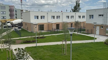 Vorschaubild des Projekts „ein viertel grün - BF 6b, 17 Reihen- u. Doppelhäuser  in Wiener Neustadt“