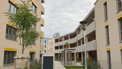 Vorschaubild des Projekts „ein viertel grün - Baufeld 8, mit 39 freifinanzierte Mietwohnungen“