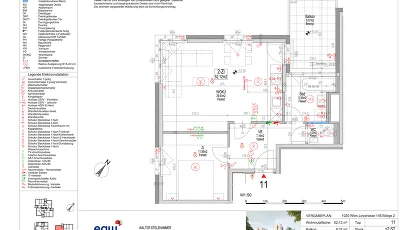 Vorschaubild des Objekts „2-Zimmer-Wohnung mit Balkon, Top 11“