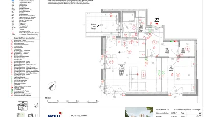 Vorschaubild des Objekts „2-Zimmer-Wohnung mit Balkon, Top 22“