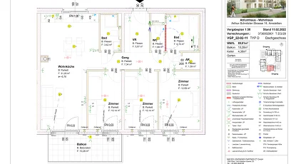 Vorschaubild des Objekts „4-Zimmer-Wohnung mit Balkon, Top 28“