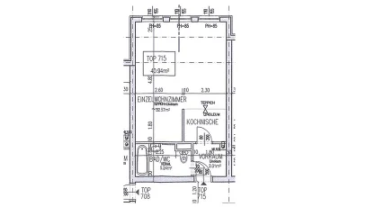 Vorschaubild des Objekts „1-Zimmer-Wohnung, Top 715“