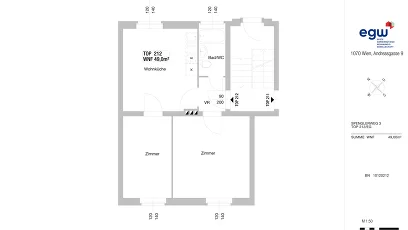 Vorschaubild des Objekts „3-Zimmer-Wohnung, Top 212“