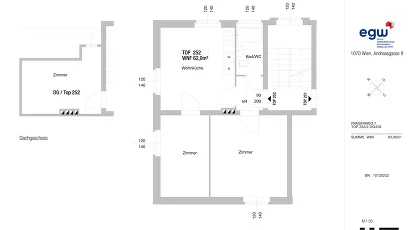 Vorschaubild des Objekts „3-Zimmer-Wohnung, Top 252“
