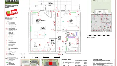 Vorschaubild des Objekts „2-Zimmer-Wohnung mit Terrasse und Garten, Top 2“