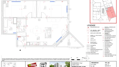 Vorschaubild des Objekts „3-Zimmer-Wohnung mit Loggia, Top 212“