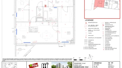 Vorschaubild des Objekts „3-Zimmer-Wohnung mit Loggia, Top 261“