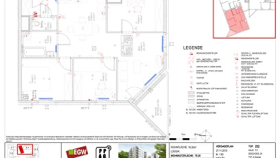 Vorschaubild des Objekts „4-Zimmer-Wohnung mit Balkon, Top 252“