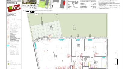 Vorschaubild des Objekts „2-Zimmer-Wohnung mit Terrasse und Garten, Top 2“