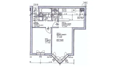 Vorschaubild des Objekts „2-Zimmer-Wohnung, Top 9“