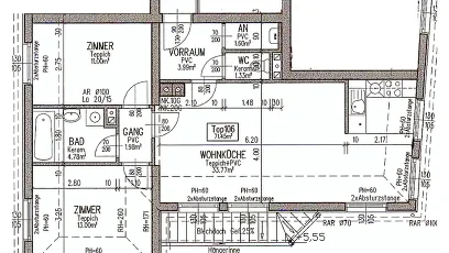 Vorschaubild des Objekts „3-Zimmer-Wohnung, Top 106“