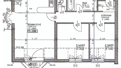 Vorschaubild des Objekts „3-Zimmer-Wohnung mit Terrasse, Top 112“