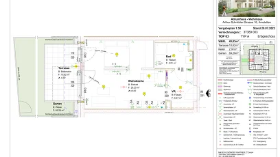 Vorschaubild des Objekts „1-Zimmer-Wohnung mit Terrasse und Garten, Top 3“