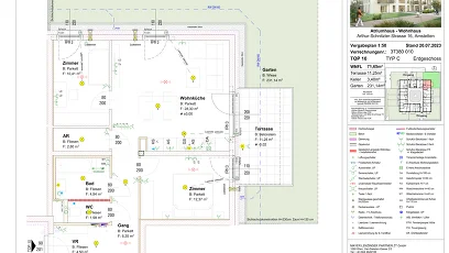 Vorschaubild des Objekts „3-Zimmer-Wohnung mit Terrasse und Garten, Top 10“
