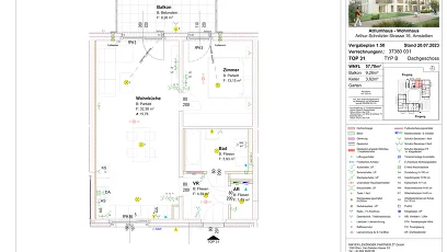 Vorschaubild des Objekts „2-Zimmer-Wohnung mit Balkon, Top 31“