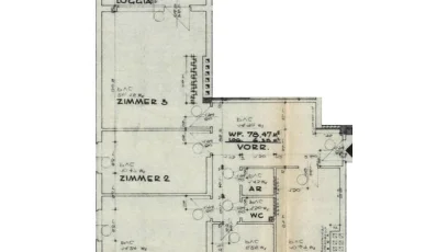 Vorschaubild des Objekts „3-Zimmer-Wohnung mit Loggia, Top 15“