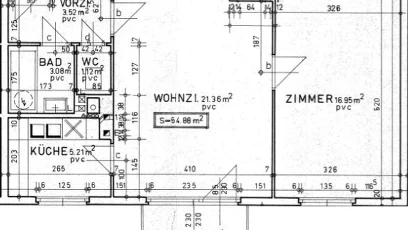 Vorschaubild des Objekts „2-Zimmer-Wohnung mit Balkon, Top 36“