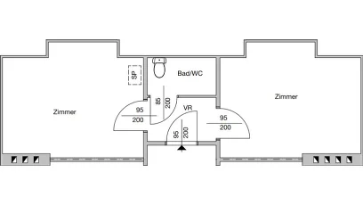 Vorschaubild des Objekts „2-Zimmer-Wohnung, Top 126“