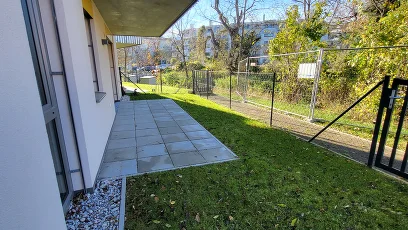 Vorschaubild des Objekts „ERSTBEZUG! 2-Zimmer-Wohnung mit Terrasse und Garten, Top 4“