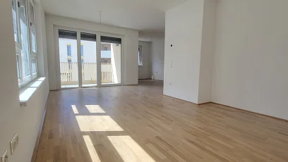 Vorschaubild des Objekts „ERSTBEZUG! 2-Zimmer-Wohnung mit Balkon, Top 5“