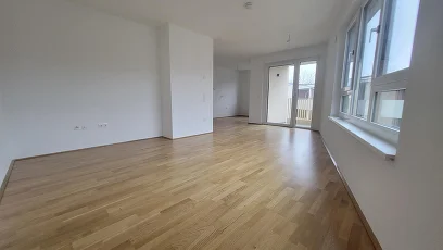 Vorschaubild des Objekts „ERSTBEZUG! 2-Zimmer-Wohnung mit Balkon, Top 6“