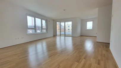 Vorschaubild des Objekts „ERSTBEZUG! 3-Zimmer-Wohnung mit Balkon, Top 7“