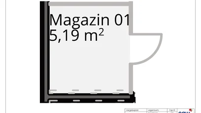 Vorschaubild des Objekts „5 m² Lager, Top M1“