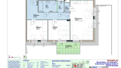 Vorschaubild des Objekts „3-Zimmer-Wohnung mit Terrasse und Garten, Top 1“