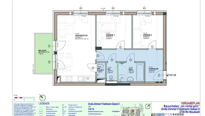 Vorschaubild des Objekts „3-Zimmer-Wohnung mit Balkon, Top 6“