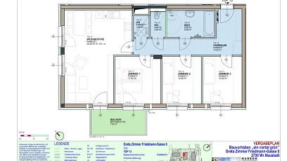 Vorschaubild des Objekts „4-Zimmer-Wohnung mit Balkon, Top 13“
