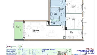 Vorschaubild des Objekts „3-Zimmer-Wohnung mit Loggia, Top 7“