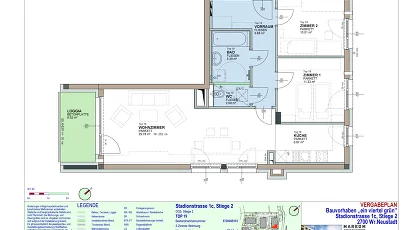 Vorschaubild des Objekts „3-Zimmer-Wohnung mit Loggia, Top 19“
