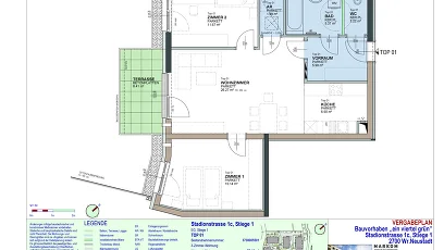 Vorschaubild des Objekts „3-Zimmer-Wohnung mit Terrasse, Top 1“