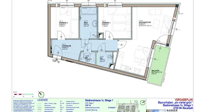 Vorschaubild des Objekts „3-Zimmer-Wohnung mit Balkon, Top 16“