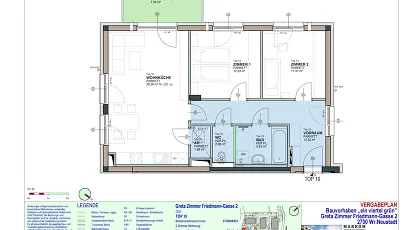 Vorschaubild des Objekts „3-Zimmer-Wohnung mit Balkon, Top 10“