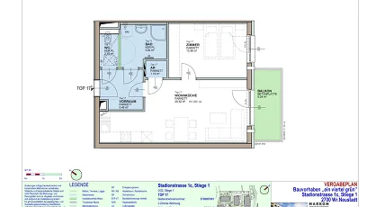 Vorschaubild des Objekts „2-Zimmer-Wohnung mit Balkon, Top 17“